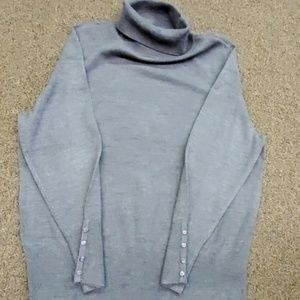 Grey Turtle Neck Sweater